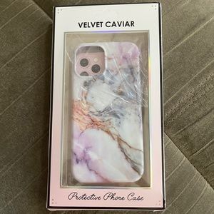NEW - VC VIOLET SKY MARBLE IPHONE 12 PRO CASE